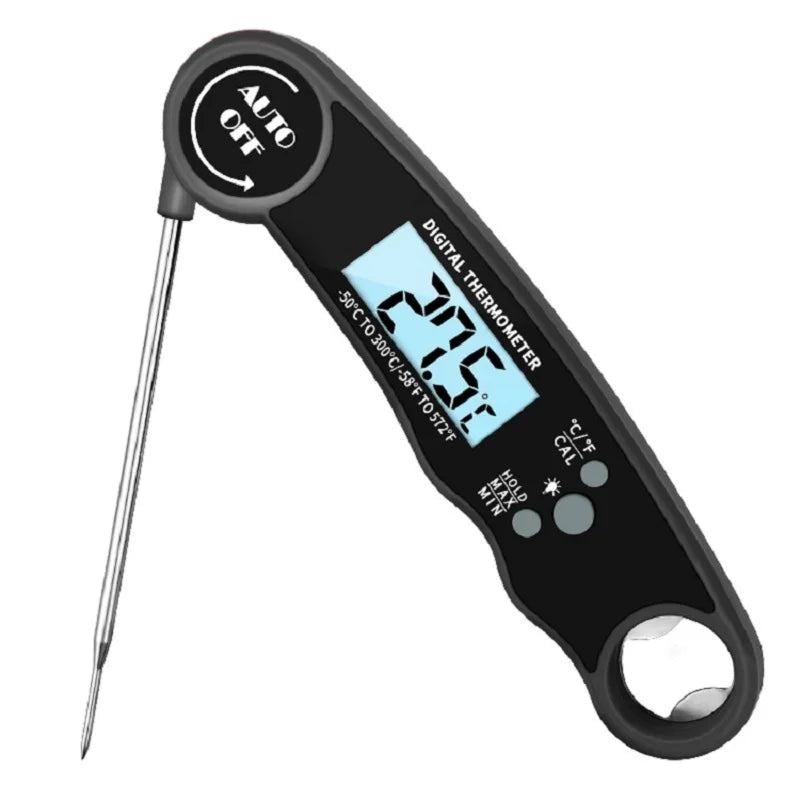 Digital Kitchen Food Digital Thermometer For Meat Water Milk Cooking Grilling Outdoor BBQ Waterproof Instant Read