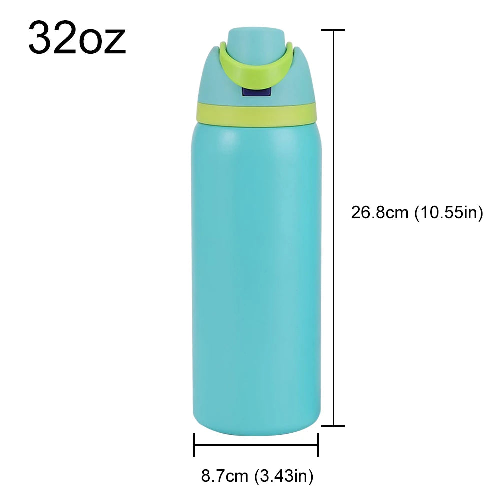 16/19/24/32OZ Stainless Steel Vacuum Double-Layer Insulated Sports Water Bottle Perfect Companion for Outdoor Sport Adventure