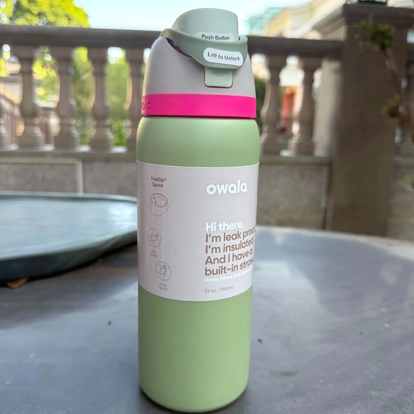 Owala Insulated Stainless Steel Water Bottle with Straw Sports Bottle Sports Travelling Schools