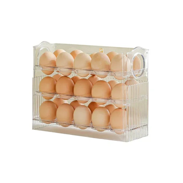 Egg Storage Box Refrigerator Organizer Food Containers Egg Fresh-keeping Case Holder Tray Dispenser Kitchen Storage Boxes