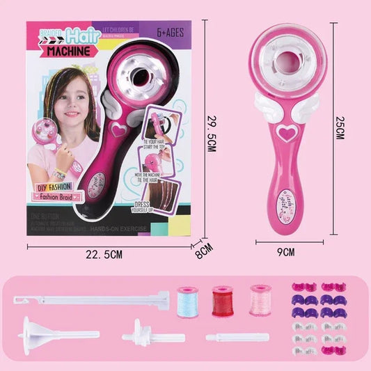 Automatic Hair Braid Kits Braiding Hairstyle Tool Electric DIY Machine Weave Roller Set Child Gifts Hair Accessories for Women