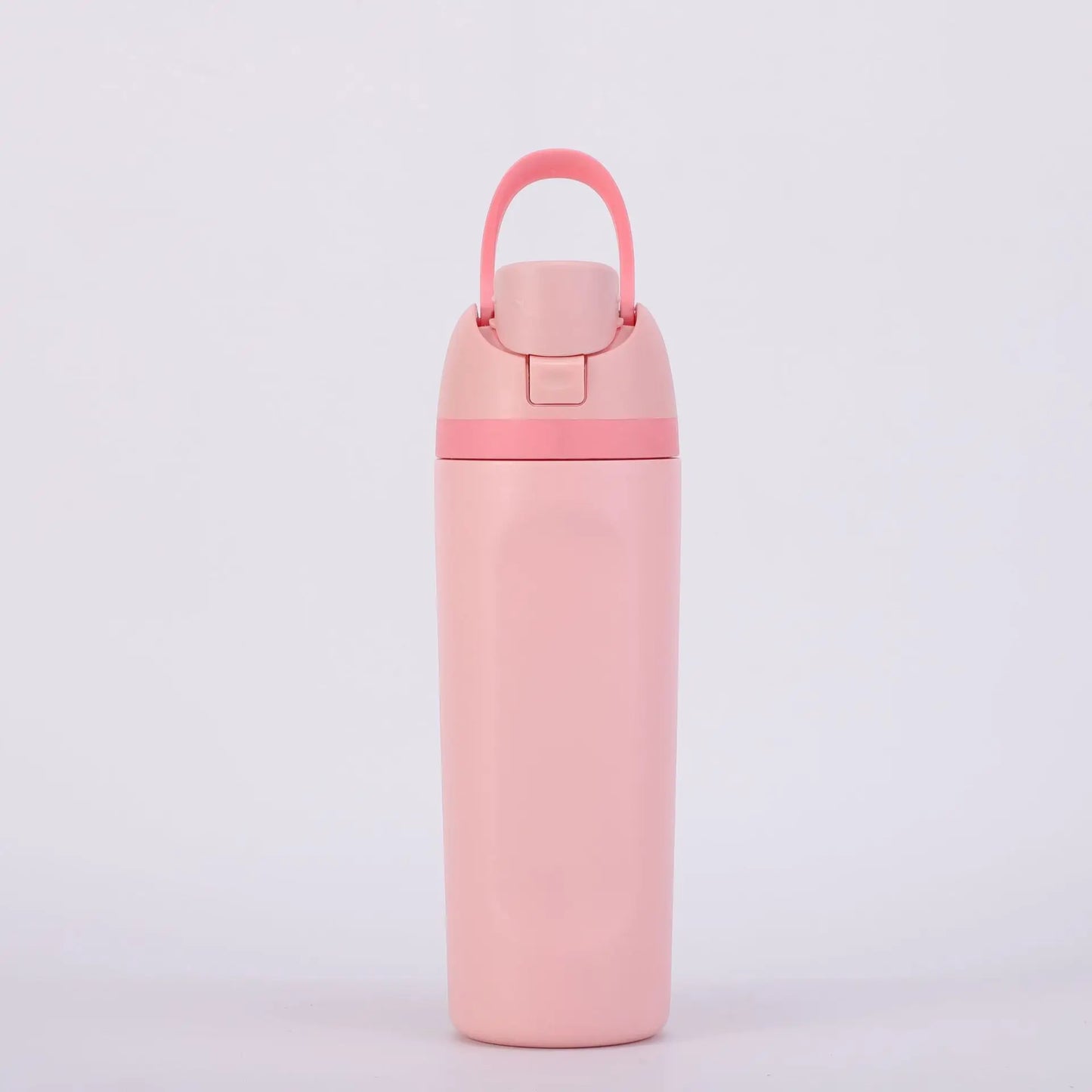 Insulated Stainless Steel Water Bottle with Straw Sports Water Bottle Great for Travel Colored Large Capacity Straw Fruit Cup