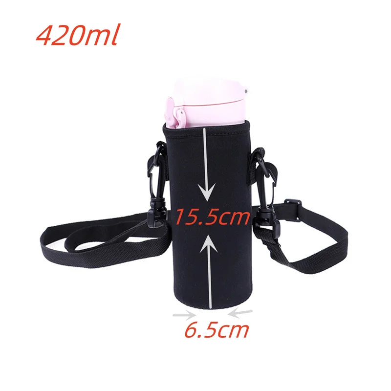 420-1500ML Neoprene Pouch Holder Sleeve Cover Sports Water Bottle Case Insulated Bag Carrier for Mug Bottle Cup