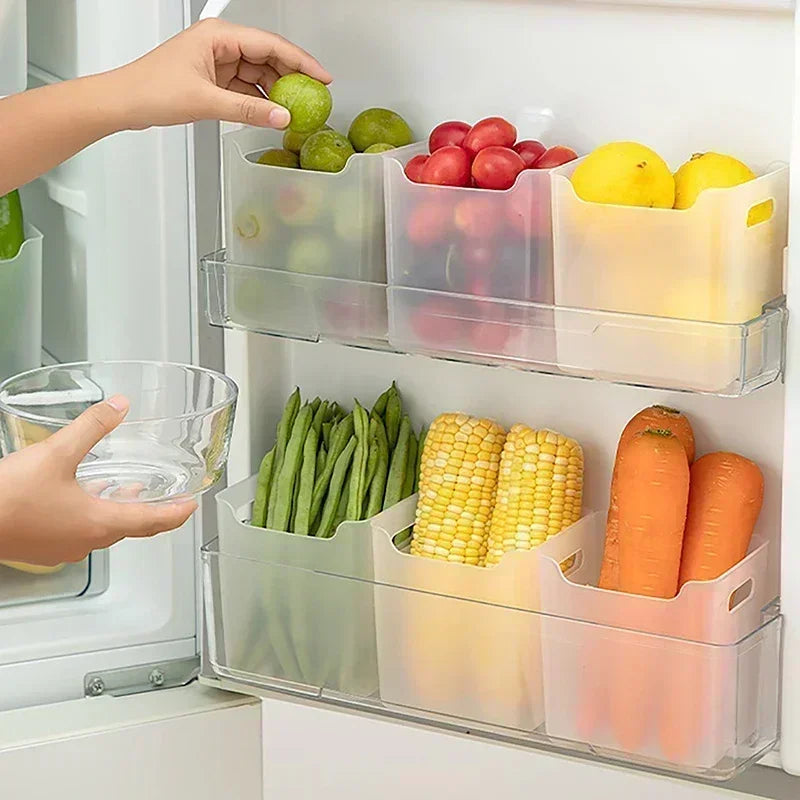 Refrigerator Storage Boxes Food Fresh Organizer Cold Storage Crisper Fruit Spice Food Container Boxes Home Kitchen Boxes