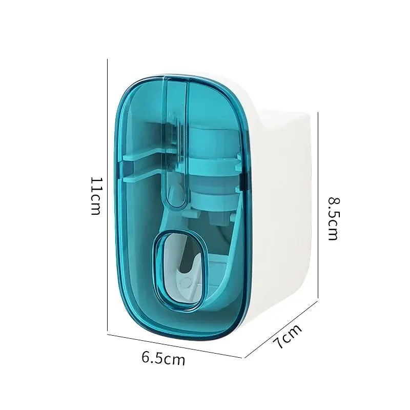 1 PCS Automatic Toothpaste Dispenser Bathroom Accessories Wall Mount Lazy Toothpaste Squeezer Toothbrush Holder