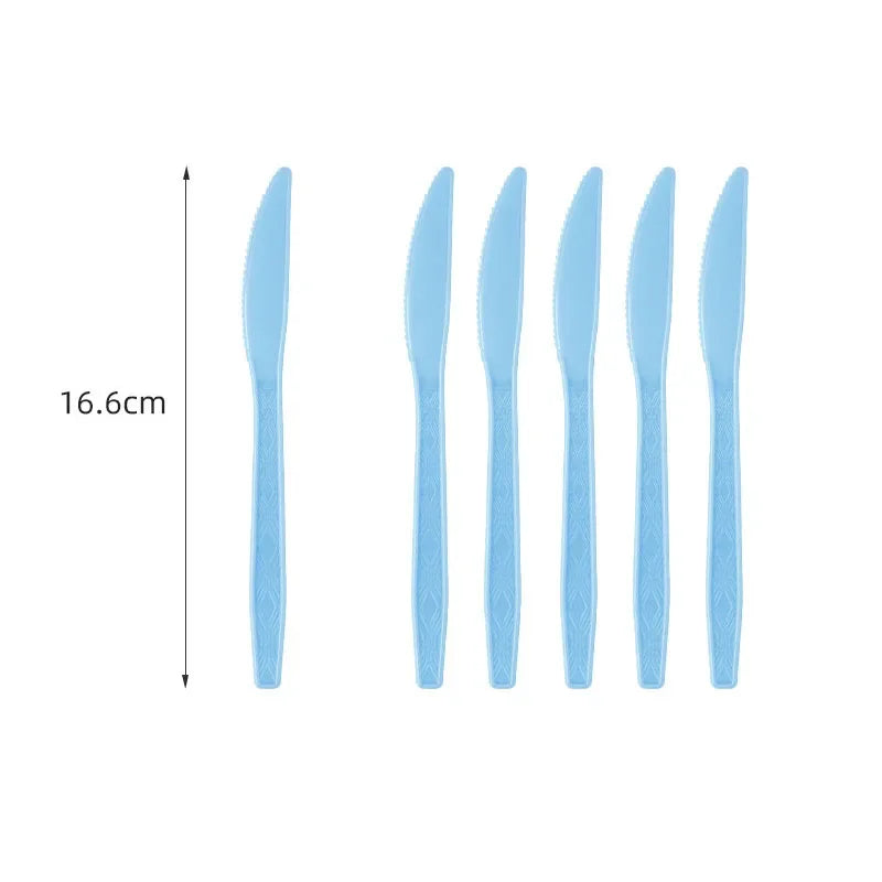 Solid Light Blue Theme Birthday Super Girls Decorations Party Disposable Tableware Paper Napkins Cups Plates Tablecloths Straws