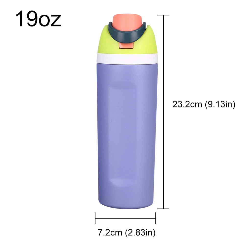 16/19/24/32OZ Stainless Steel Vacuum Double-Layer Insulated Sports Water Bottle Perfect Companion for Outdoor Sport Adventure