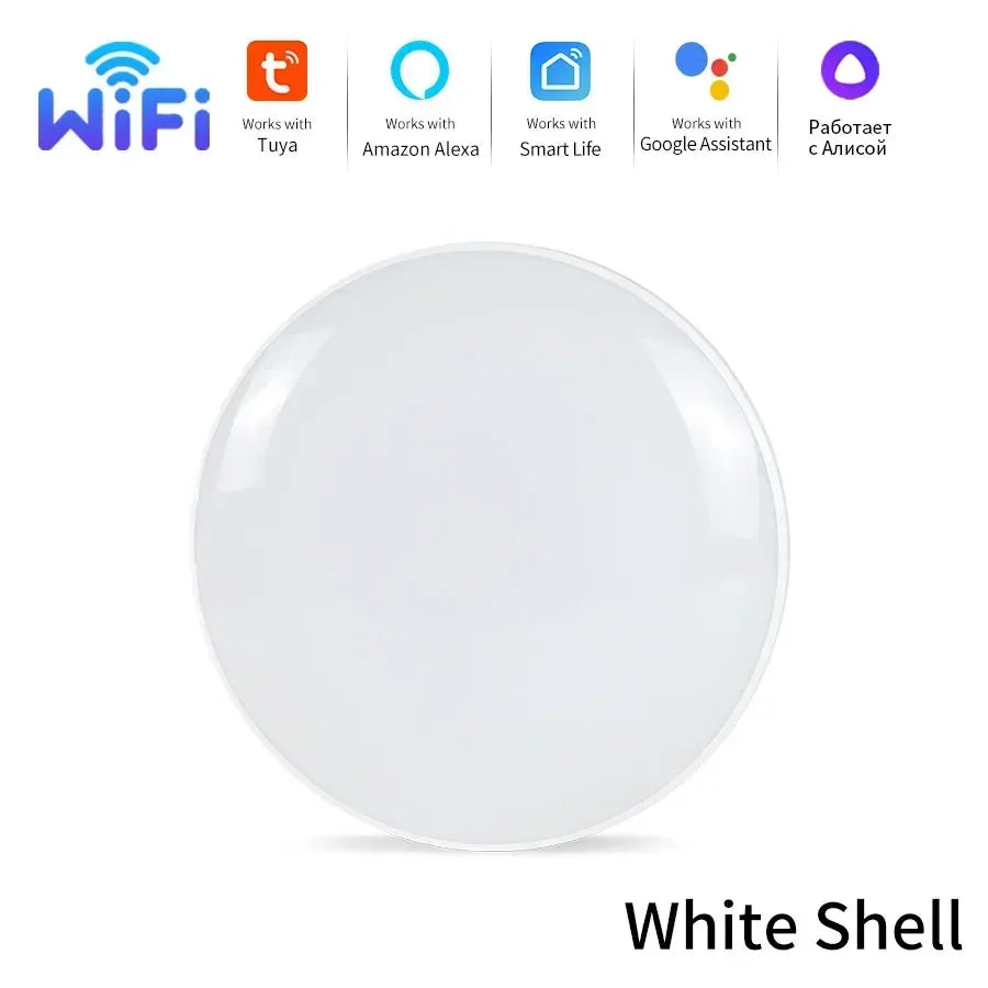 Tuya WiFi LED Ceiling Light AC 220V 24W RGB Color Light Whole House Lighting Smart Home Voice Control Easy Living APP Connection