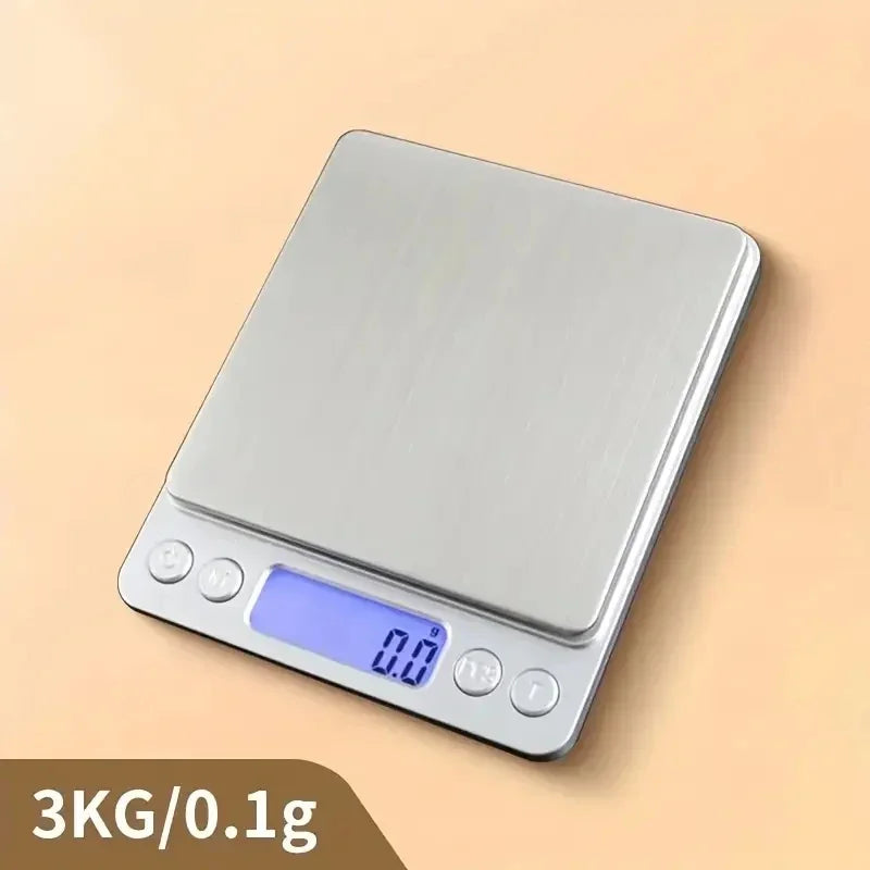 High precision jewelry scale Mini electronic pocket weighing portable household kitchen scale 0.1g food weighing precision