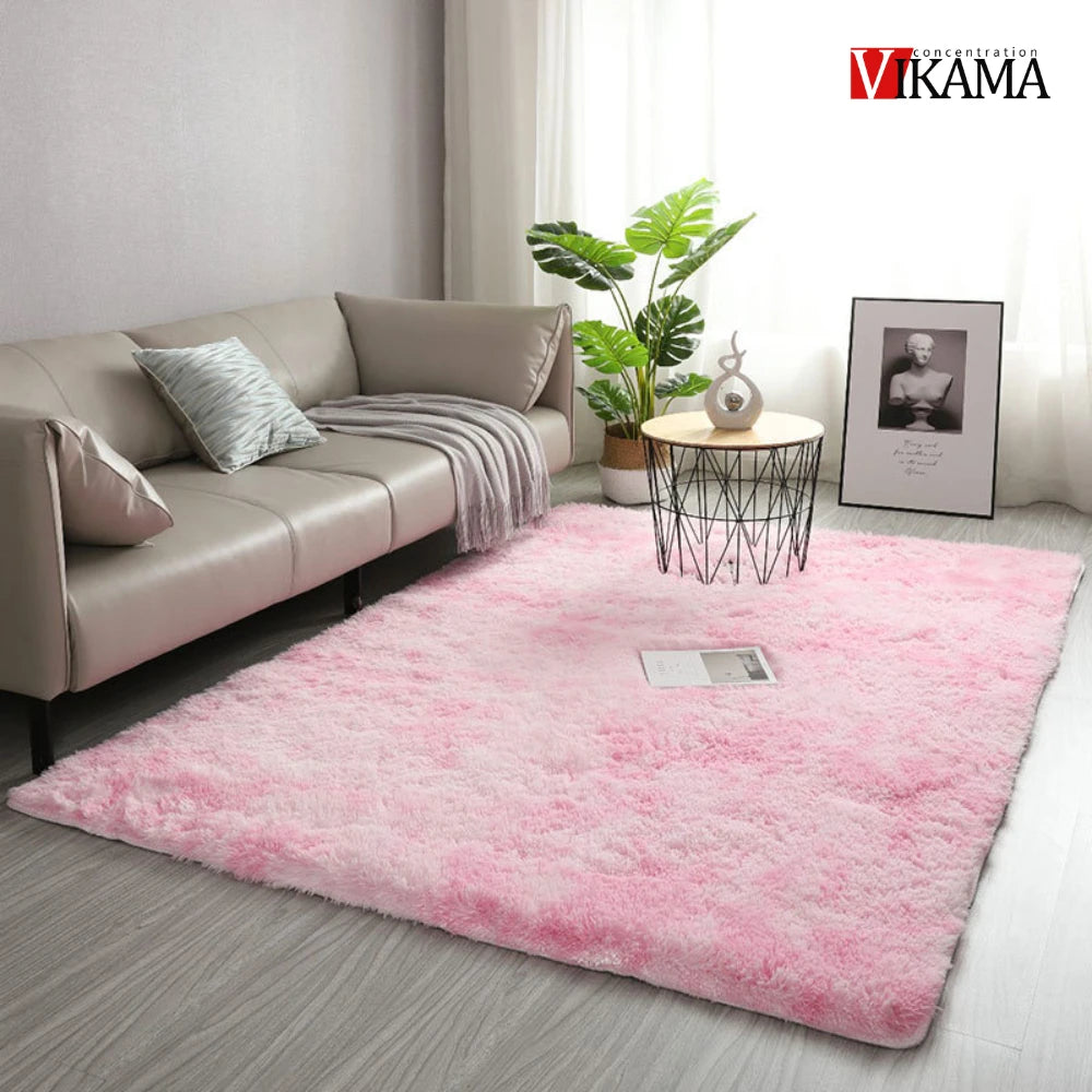 VIKAMA Rainbow Decor Kids Carpet For Girls Bedroom large Living Room's Rugs Soft Plush Nursery Play Mats Gray Living Room Carpet