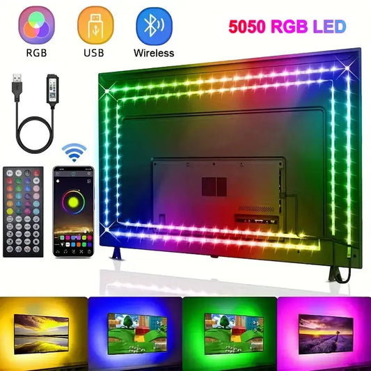 Usb Led Strip 5V 5050 Smart Led Light For Wall Room Bluetooth Wifi Alexa 15 20 Meter Rgb Tape Tv Backlight Led Ribbon Band Luces