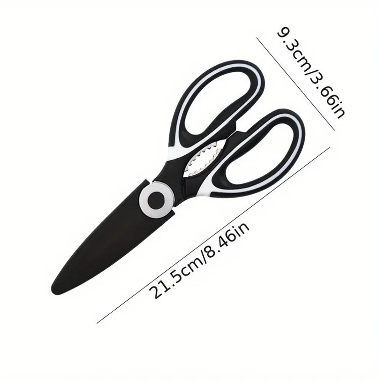 Multi Functional Stainless Steel Household Kitchen Scissors For Cutting Vegetables, Chicken Bones, Fish, And Other Tools