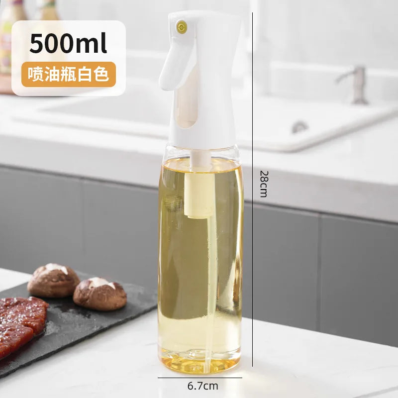 200ml 300ml 500ml Oil Spray Bottle Kitchen Cooking Olive Oil Dispenser BBQ Baking Camping  Vinegar Soy Sauce Sprayer Containers