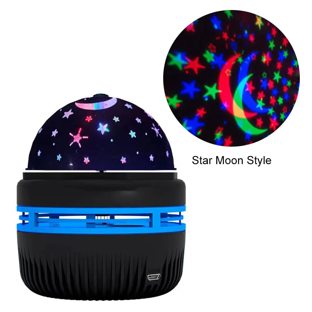 NEW Starry Projector Light With 7 Color Patterns & Remote Control, Polar Projector Night Light For Bedroom Atmosphere