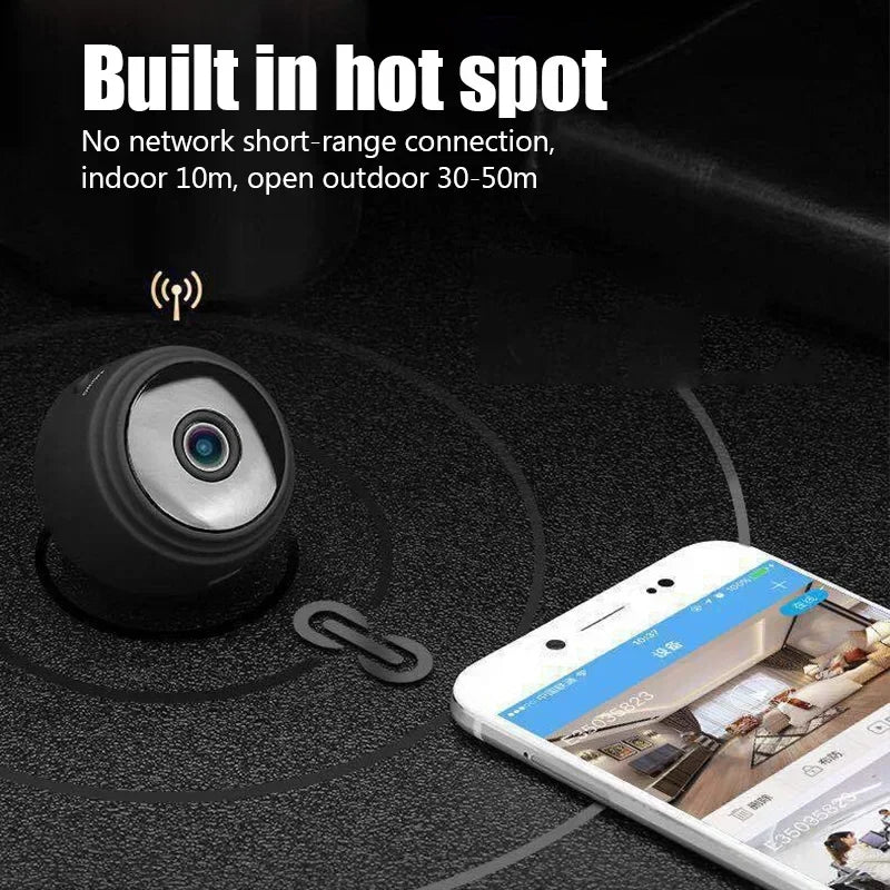 WiFi Wireless Monitoring Security Protection Remote Monitor Camcorders Video Surveillance Smart HomeA9 Mini Camera