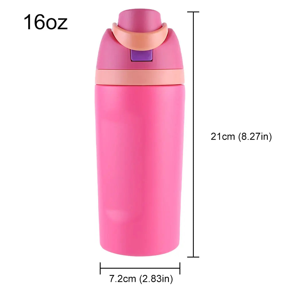 16/19/24/32OZ Stainless Steel Vacuum Double-Layer Insulated Sports Water Bottle Perfect Companion for Outdoor Sport Adventure