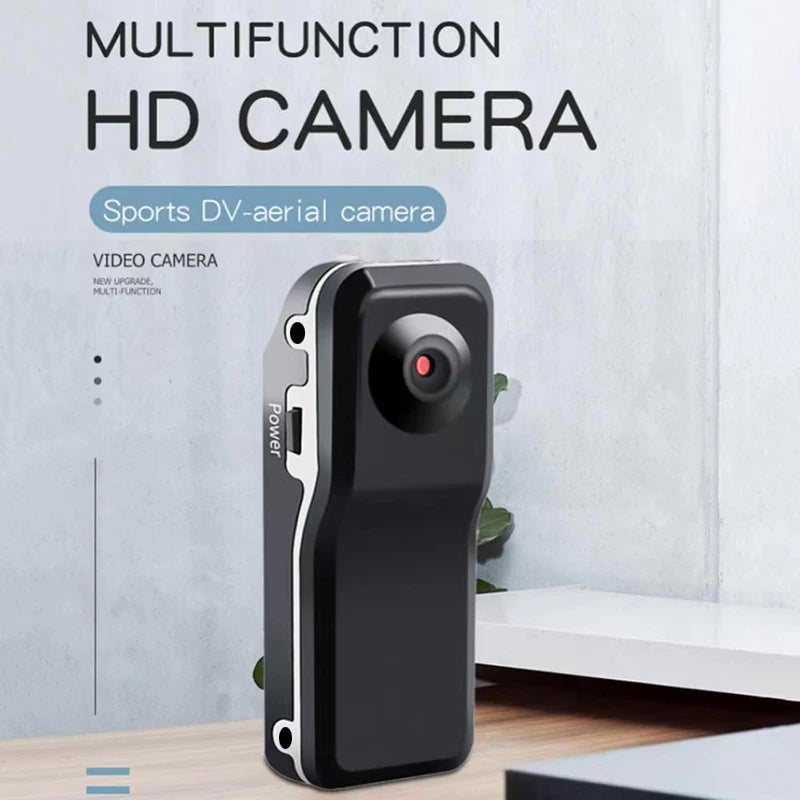 HD Mini DV Camera Body Camcorder Mount Portable Video Record Nanny Security Cam Small Sports Car DVR Webcam For Home and Office