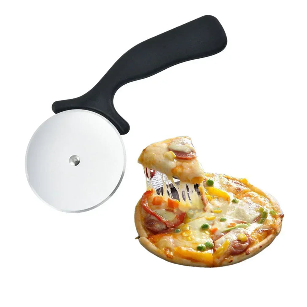 Stainless Steel Pizza Cutters Pastry Roller Cutter Pizza Knife Cookie Cake Roller Wheel Scissor Bakeware Kitchen Accessories