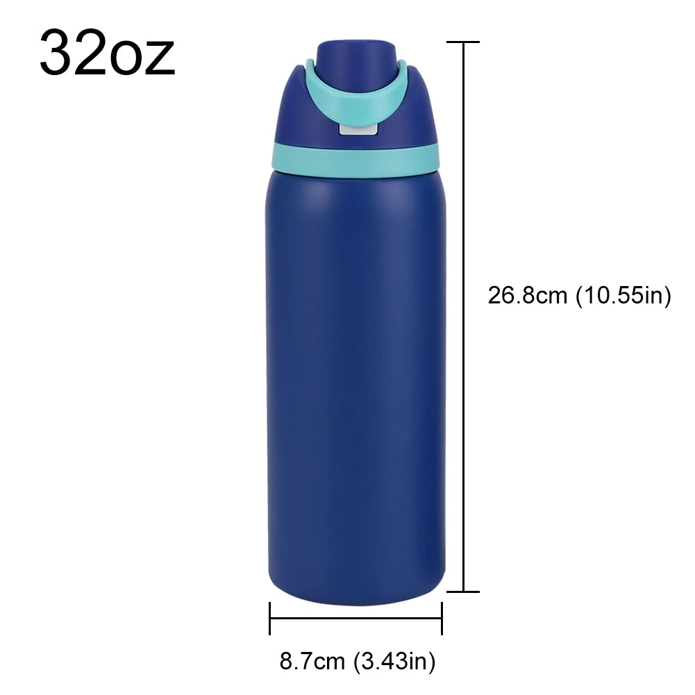 16/19/24/32OZ Stainless Steel Vacuum Double-Layer Insulated Sports Water Bottle Perfect Companion for Outdoor Sport Adventure