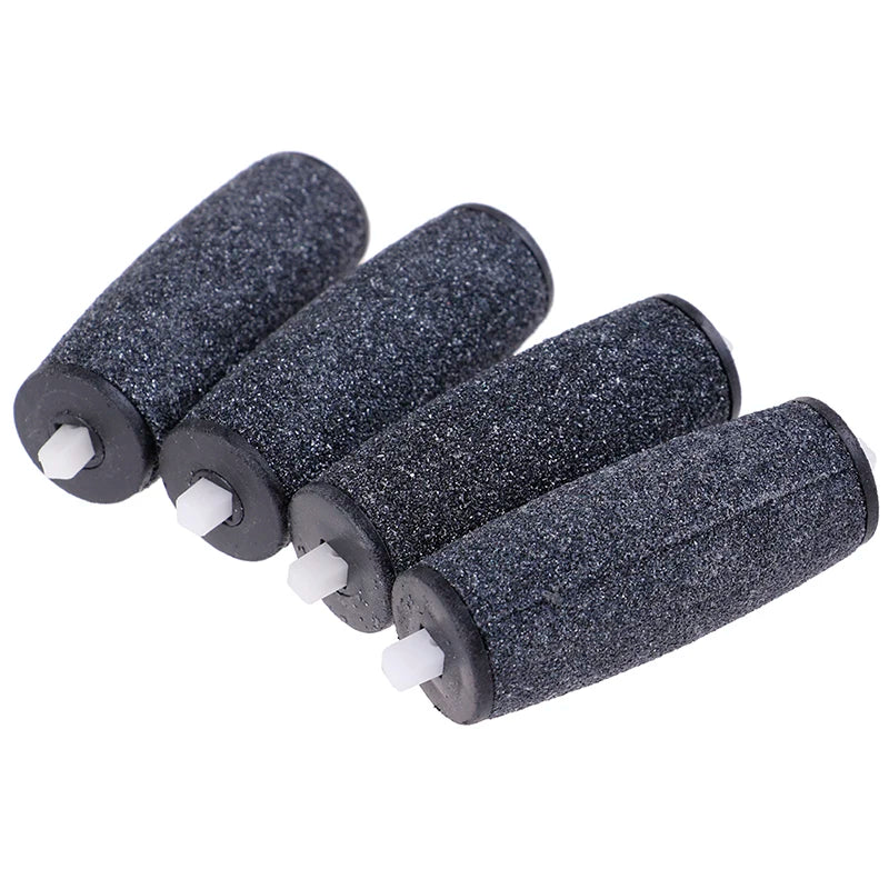 4 Pcs Foot Care Tool Heads Pedi Hard Skin Remover Refills Replacement Rollers For Scholls File