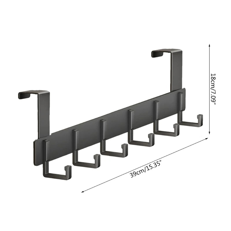 Over The Door Hooks for Hangings Towel Coat Clothes Stainless Steel Coat Hooks Wall Mounted Hangers Rack for Bag Jackets