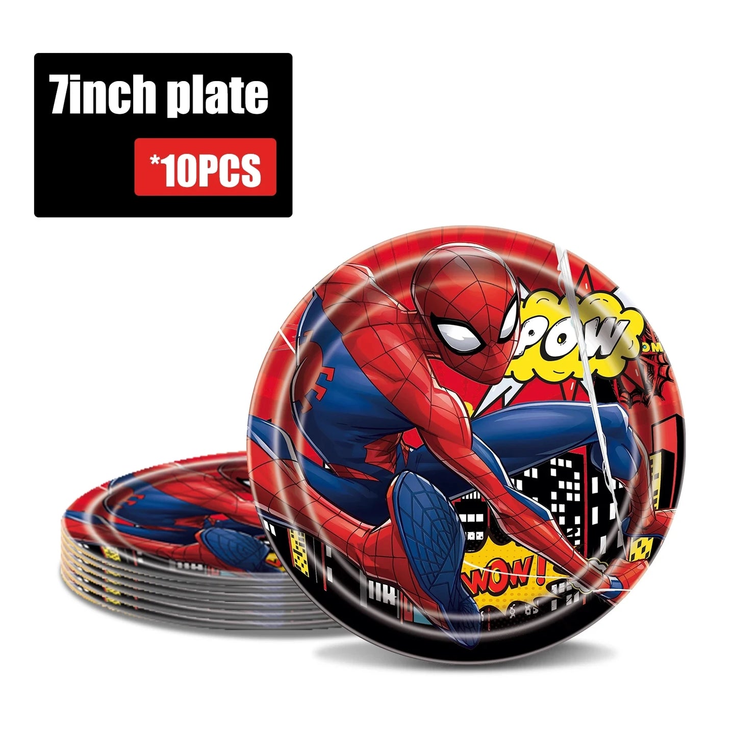 Spiderman Theme Disposable Tableware Decoration Kid Birthday Party Supplies Paper Cup Plate Tablecloth Napkin Party Baby Shower