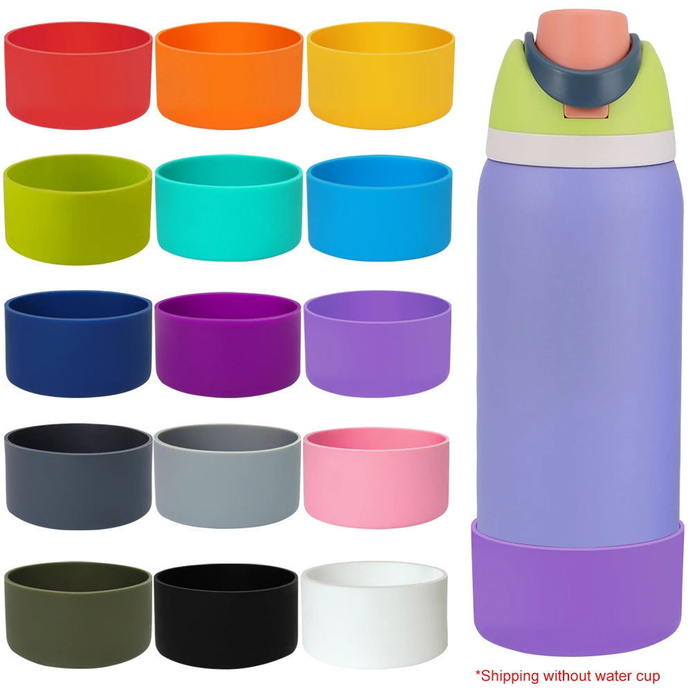 Silicone Water Bottle Boot Anti-Slip Bottom Cover Bottom Protector Protective Bottom Base for Owala 32oz Flask Water Bottle