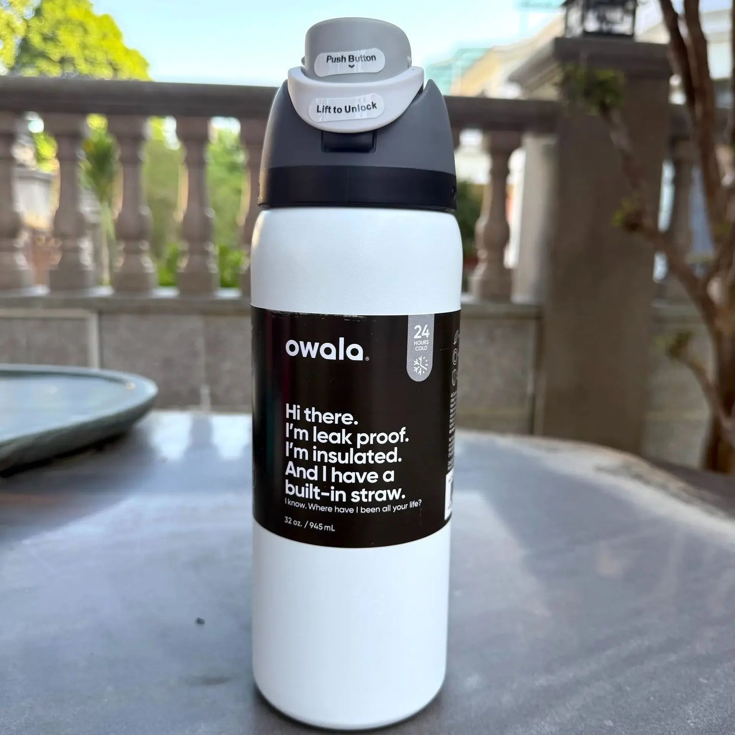 Owala Insulated Stainless Steel Water Bottle with Straw Sports Bottle Sports Travelling Schools