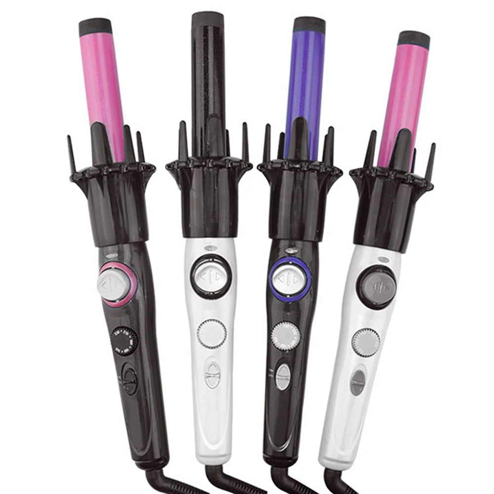 Kiss Automatic Hair Curler Ceramic Rotating Curling Iron Wand Instawave Hair Curlers Rollers Ionic Hair Crimper Styling Tools