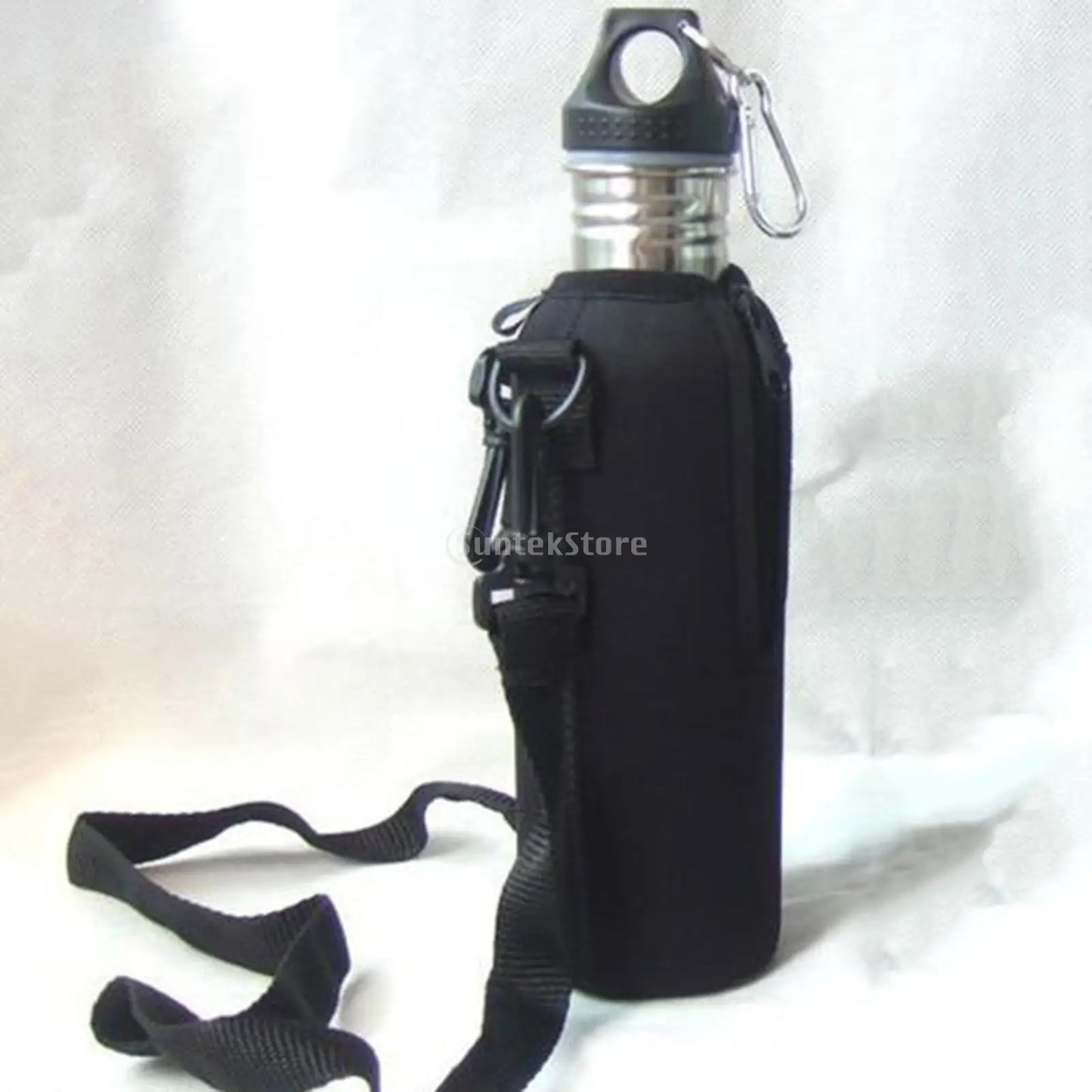 Water Bottle Carrier Outdoor 500ml Water Bottle Insulated Cover Neoprene Carrier Bag Pouch with Strap & Hook