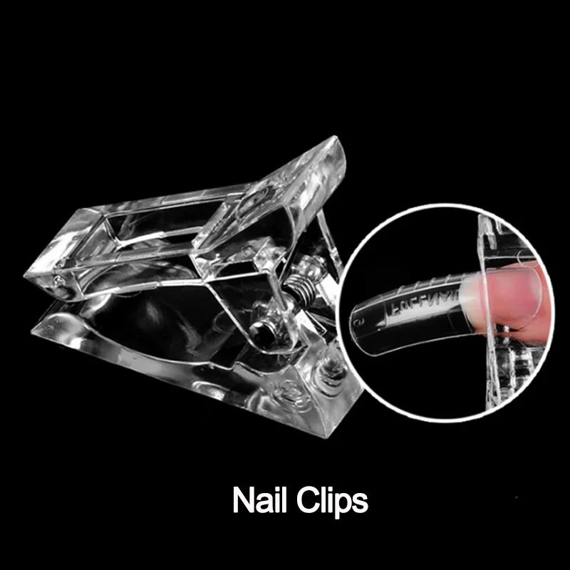 100Pcs/Box Nail Tips Full Set Acrylic Fake Finger UV Gel Polish Quick False Nails Tip Manicure Tools Nail Art DIY Tools Kit