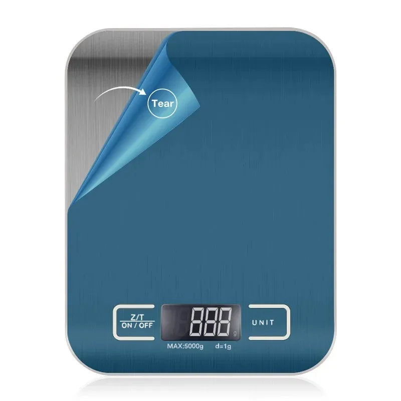 Digital Kitchen Scales 10kg/1g Stainless Steel LCD Electronic Food Diet Postal Balance Measure Tools Weight Libra