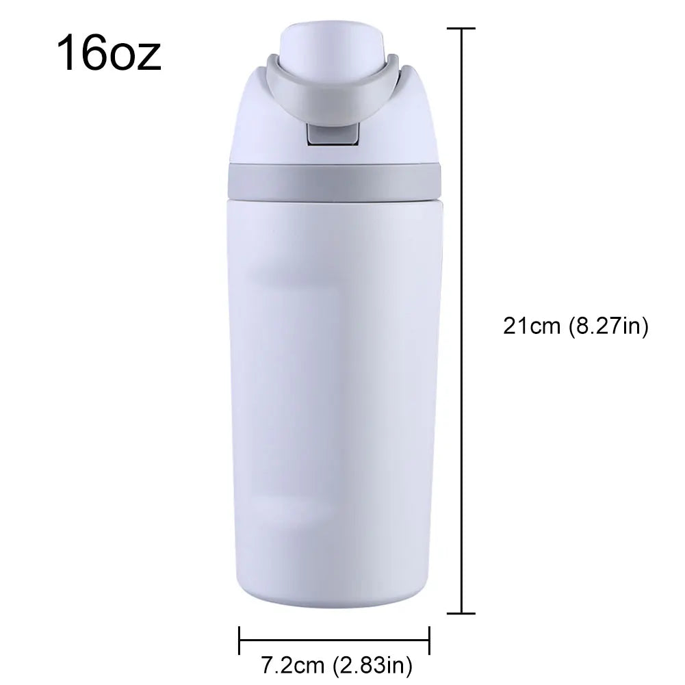 16/19/24/32OZ Stainless Steel Vacuum Double-Layer Insulated Sports Water Bottle Perfect Companion for Outdoor Sport Adventure