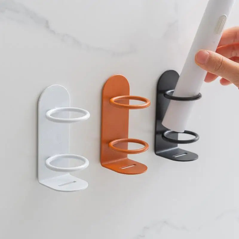 Wall-Mounted Electric Toothbrush Holder Holder Punch-Free Razor Holder Storage Shelf Toothbrush Organizer Bathroom Accessories