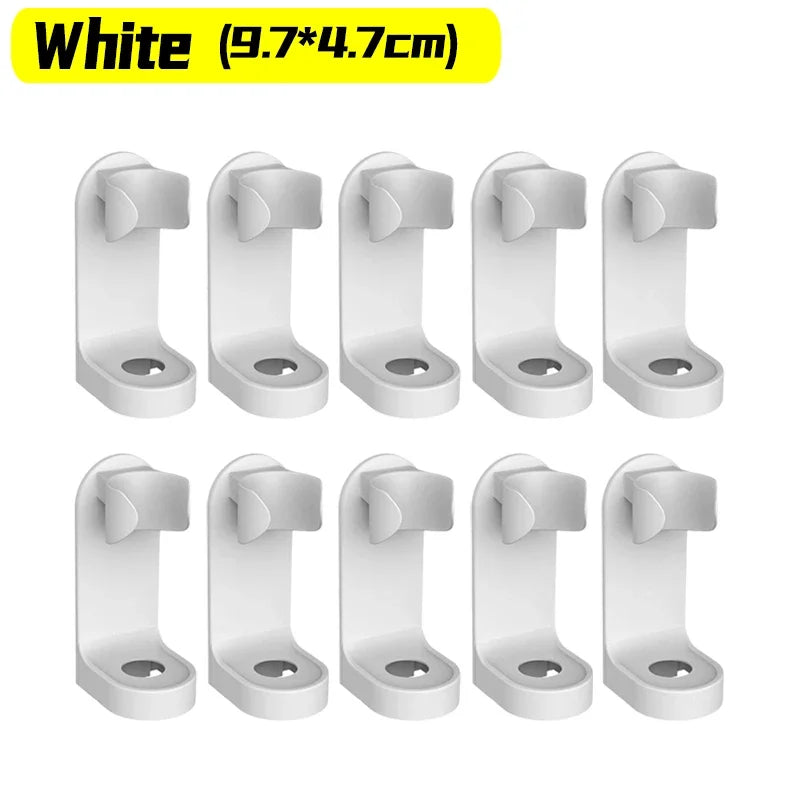 10/1PC Electric Toothbrush Holder Plastic Wall-Mount Tooth Brush Drain Rack Razor Storage Hook Shelf Bathroom Organizer Holders