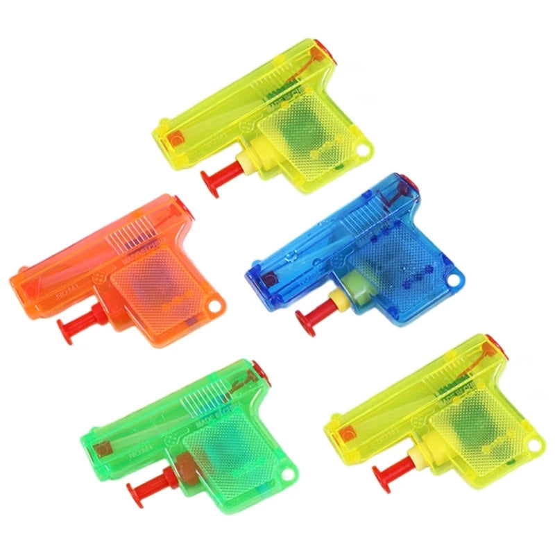 5PCS/Set Handheld Manual Watergun Toy Summer Seasides Water Toy Children Adult Outdoor Swimming Pool Seasides Toy