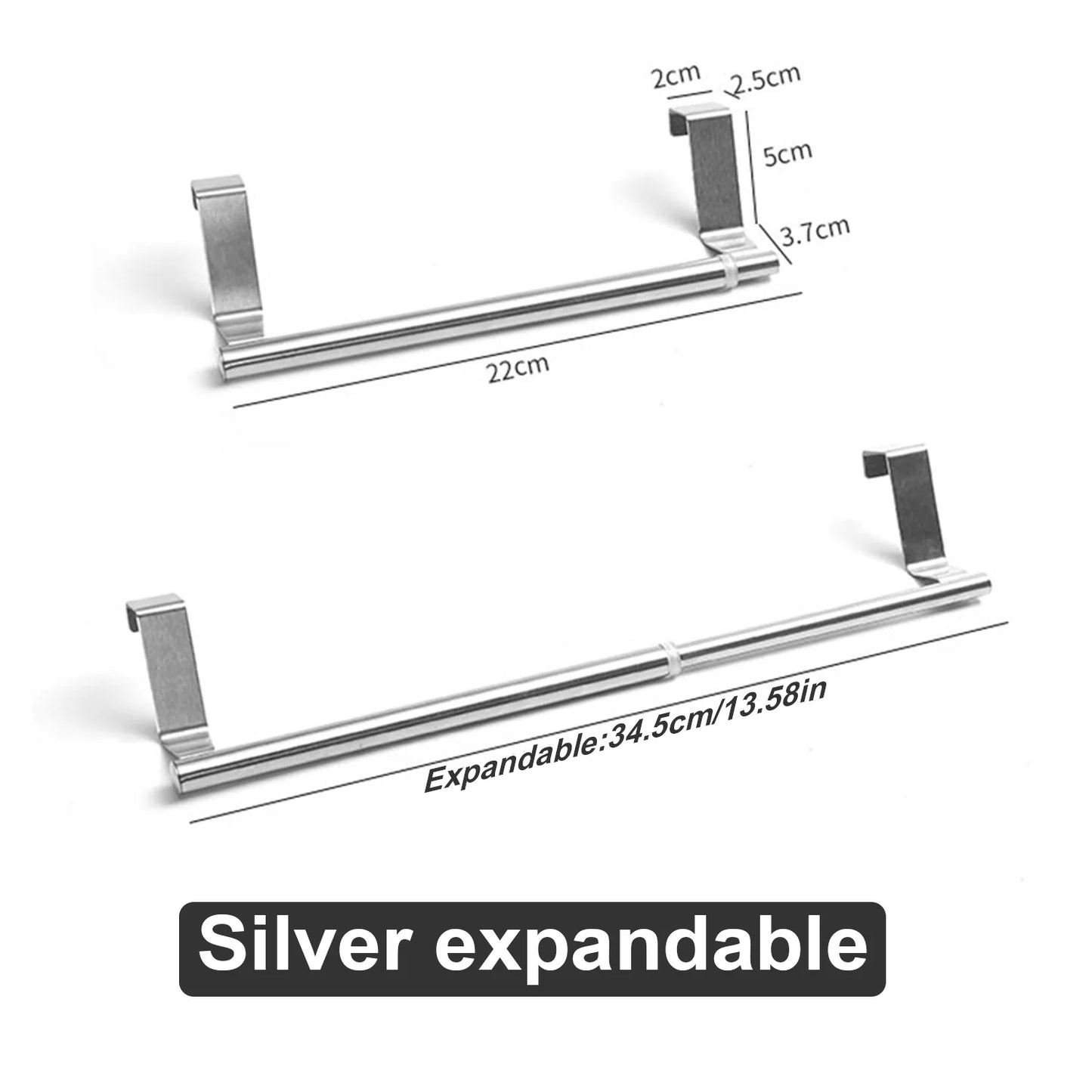 430 stainless steel towel rack, bathroom single pole towel rack, hanging accessories storage rack