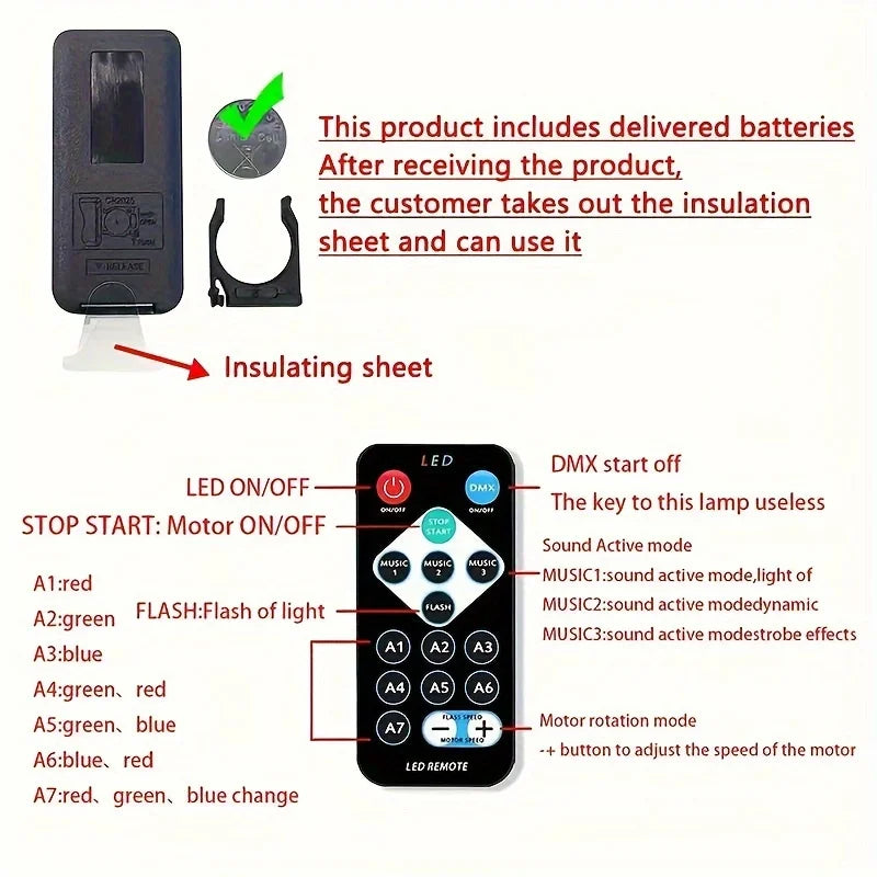 LED Starry Galaxy Projector Light RGB Smart Remote Control Star Aurora Lamp KTV USB Powered Auto Rotating for Home Bedroom Decor