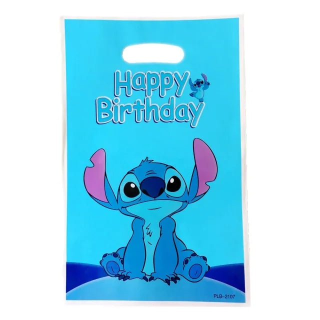 Lilo And Stitch Birthday Party Decoration Balloon Cup Gift Bag Plate Napkin Tablecloth Cakestand Party Supplies