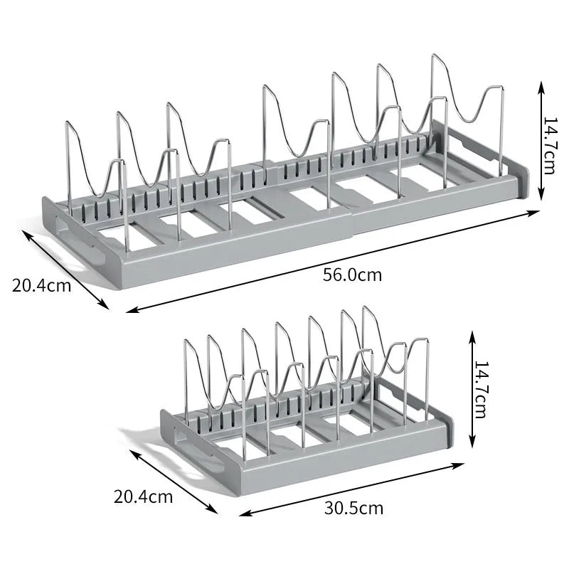 Pull Out Kitchen Organizers Cabinet Drawer Storage Rack Expandable Cutting Board Drying Tableware Sink Organizer Shelf