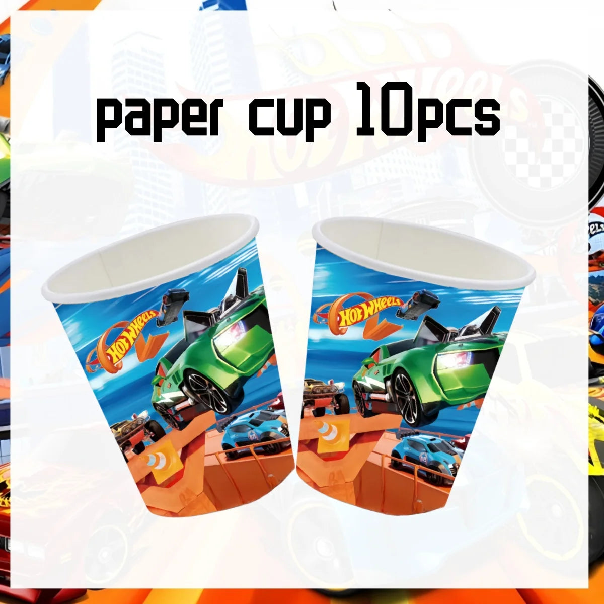 Hot Wheels Birthday Decoration Racing Car Disposable Tableware Tablecloth Plate Cup Balloon Baby Shower Kids Boys Party Supplies