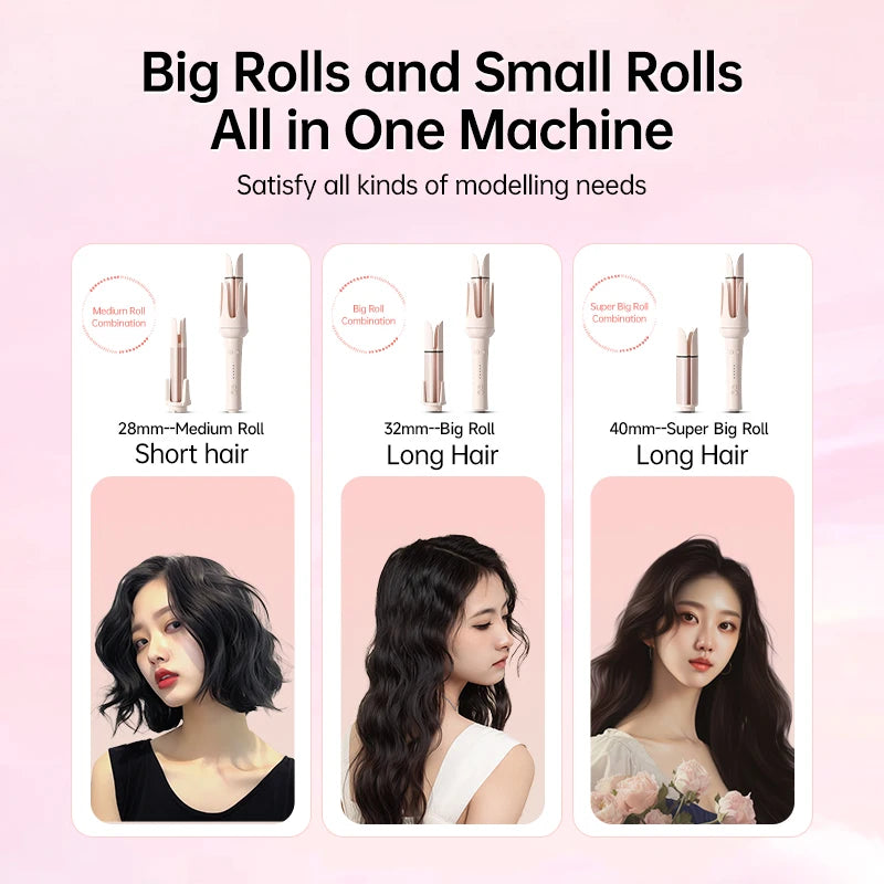 Automatic Hair Curler 32mm Auto Rotating Ceramic Hair Roller Professional Curling Iron Stick 40mm Curling Wand Hair Waver