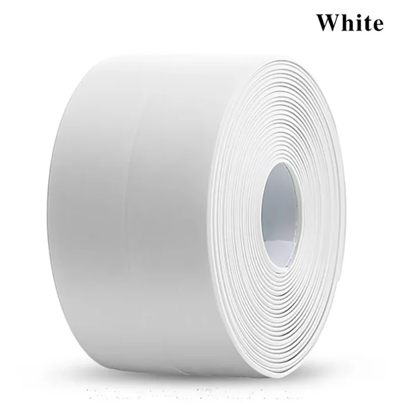 Waterproof Sealing Tape Strips PVC Self Adhesive Wall Sticker for Bathroom Shower Bath Seal Caulk Strip Kitchen Sink Mold Proof