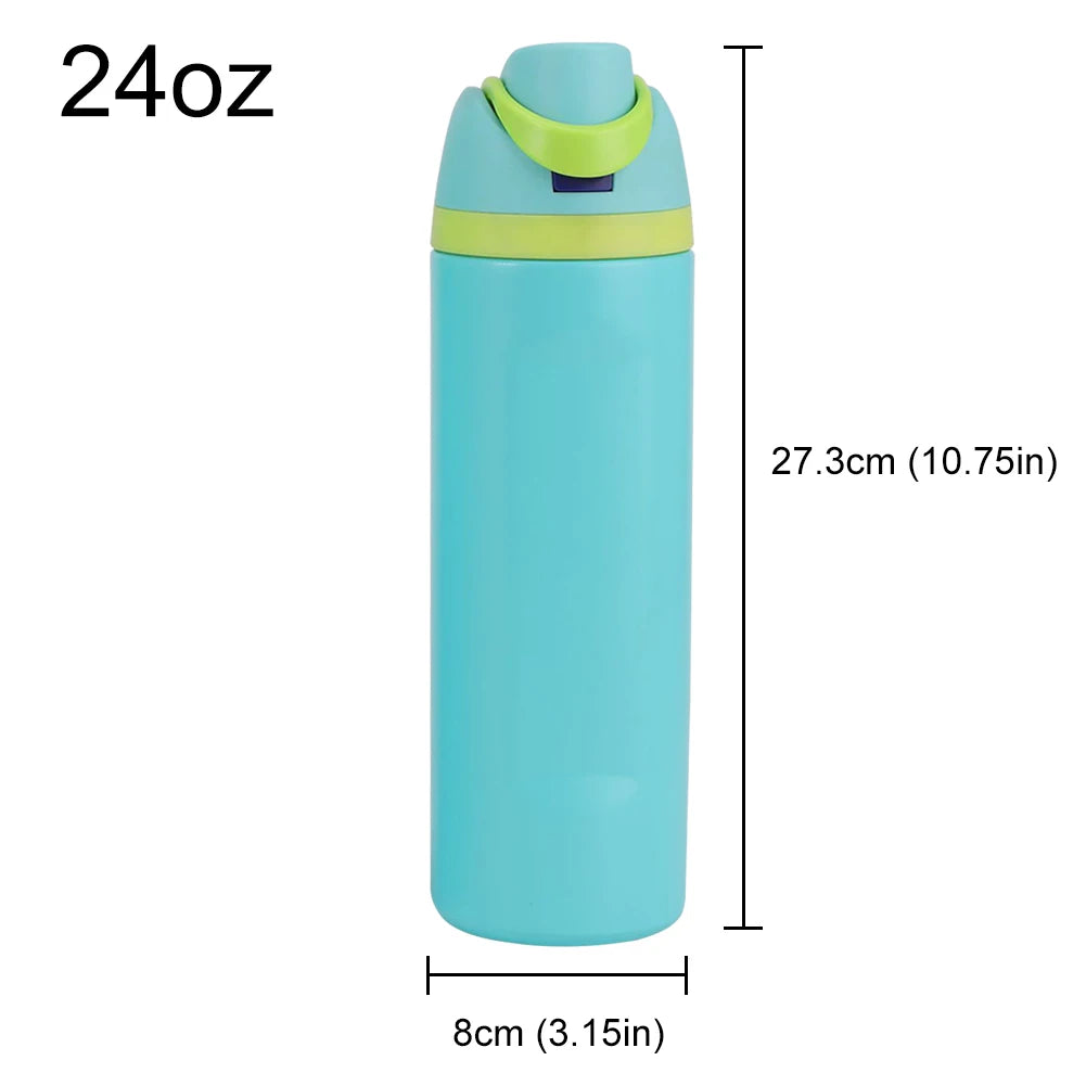 16/19/24/32OZ Stainless Steel Vacuum Double-Layer Insulated Sports Water Bottle Perfect Companion for Outdoor Sport Adventure