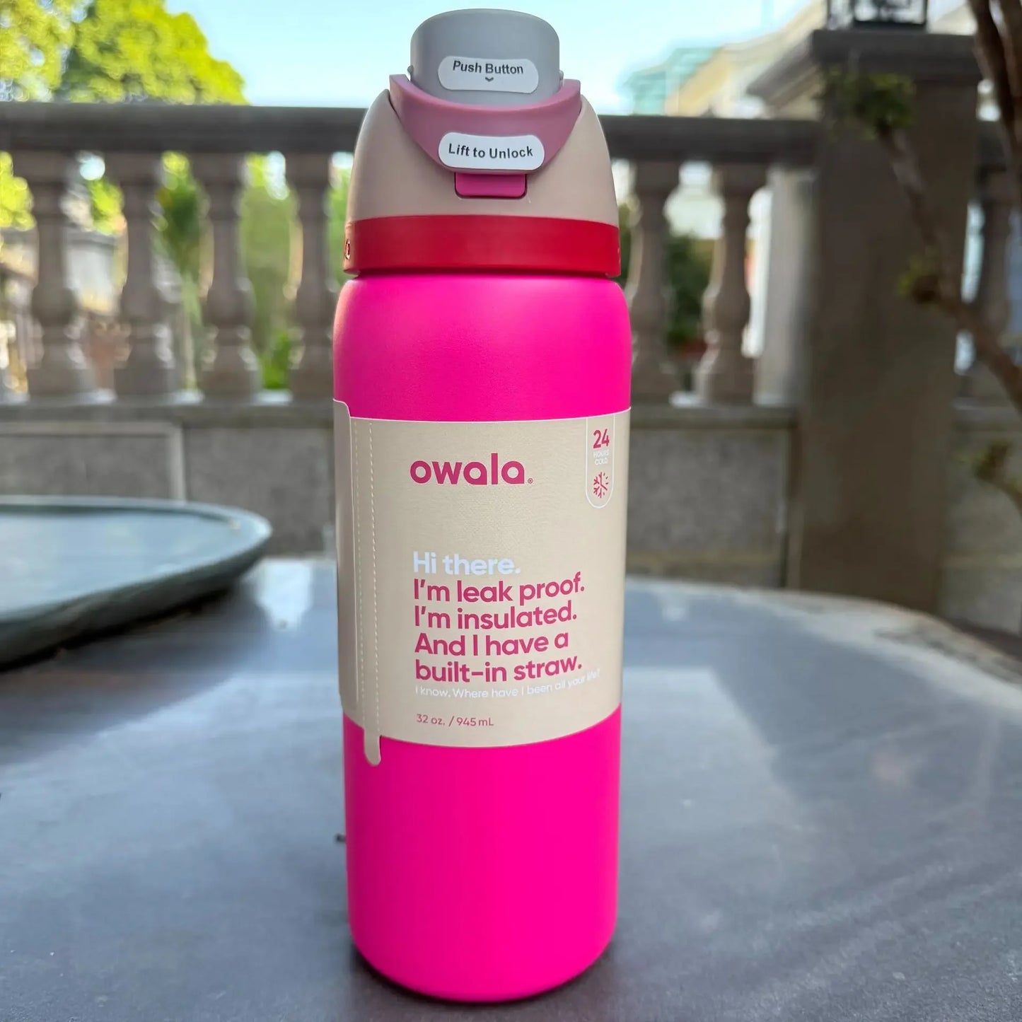 Owala Insulated Stainless Steel Water Bottle with Straw Sports Bottle Sports Travelling Schools