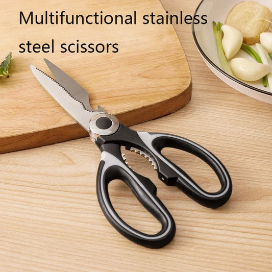 Multi Functional Stainless Steel Household Kitchen Scissors For Cutting Vegetables, Chicken Bones, Fish, And Other Tools