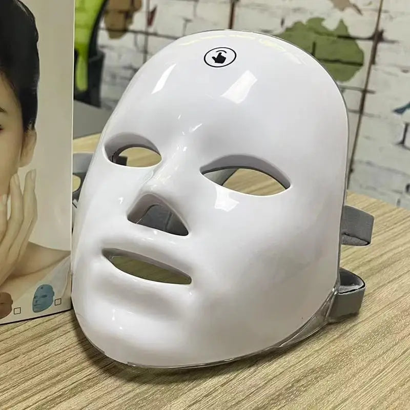 Red Light Face Masque 7 Colors Photon Facial LED Mask Red Light Therapy Anti Aging Face Beauty Mask For Skin Tightening Lifting