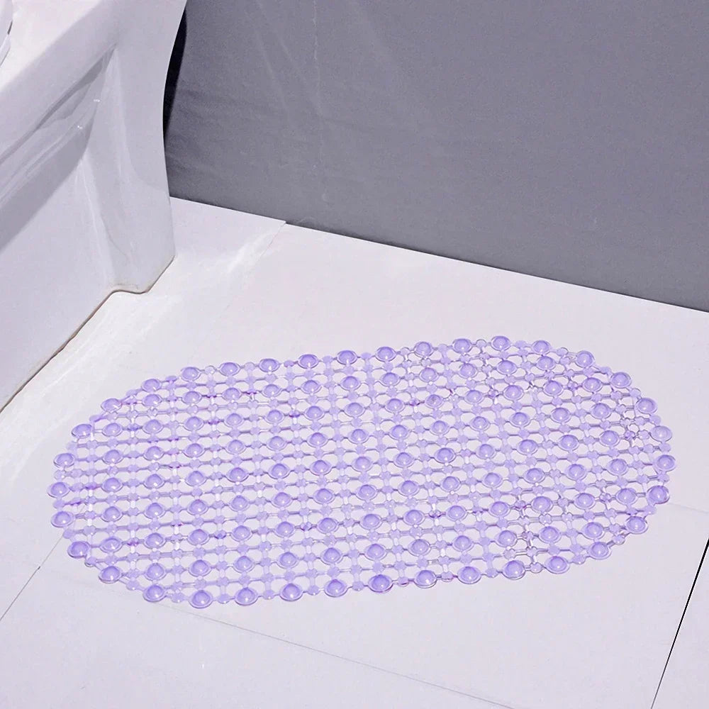 New Household Non-slip Mat Bathroom Bath Massage Suction Cup Bathtub with Suction Cup Bathroom Mat Rug Bathroom Carpet Supplies