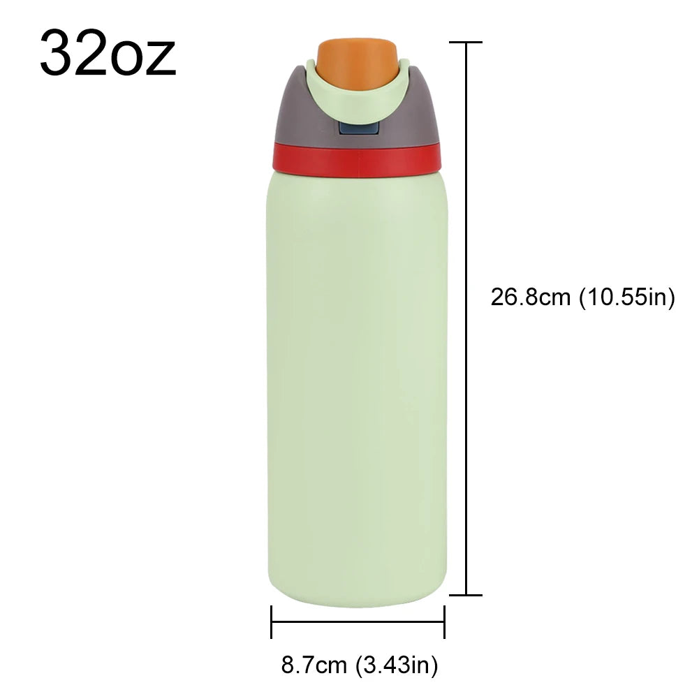 16/19/24/32OZ Stainless Steel Vacuum Double-Layer Insulated Sports Water Bottle Perfect Companion for Outdoor Sport Adventure