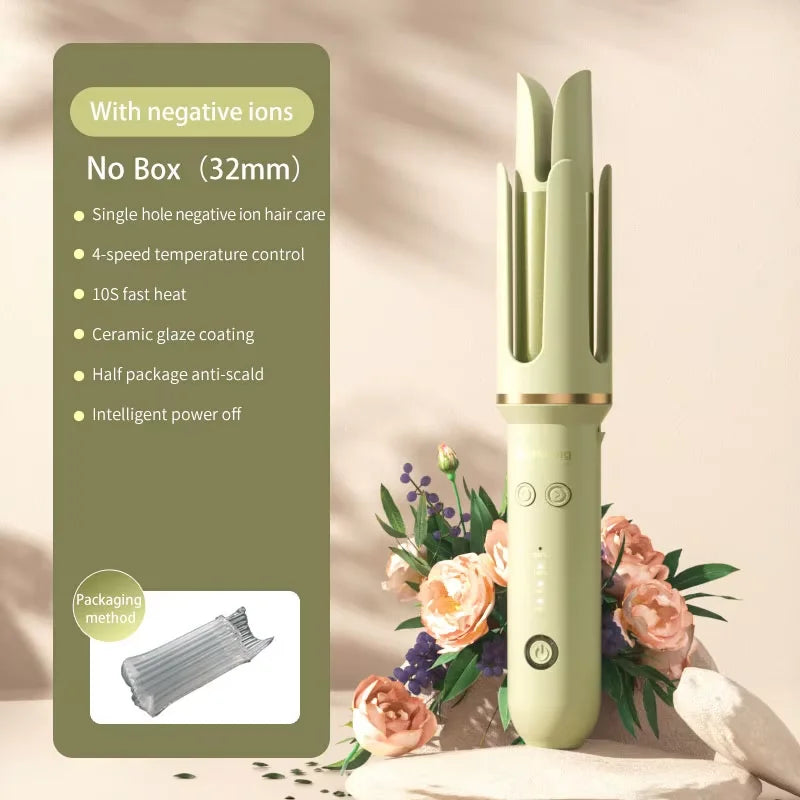 Automatic Curling Iron 32 mm Big Roll Anion Ceramic Hair Curler Fast Heating Rotating Curling Iron  Fashion Styling Tools